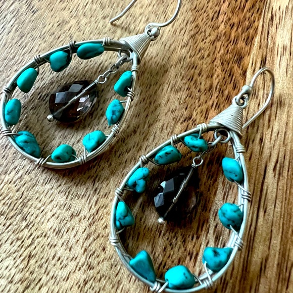 Silpada Jewelry - Silpada sterling silver and turquoise earrings